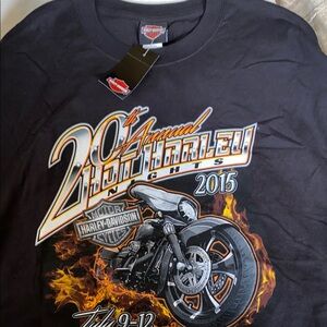 Harley-Davidson Black Graphic T-Shirt for Men